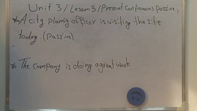 Sunrise 12 - Unit Three / lesson Three: present continuous passive          رانەبردوی بەردەوام
