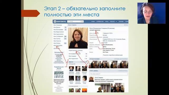 Этапы работы в соцсетях. Спирина Лола