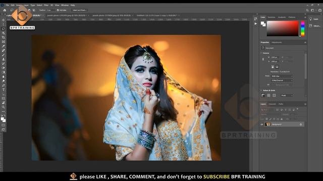 photoshop 2020 tutorial in telugu part-2 | photoshop 2020 tools in telugu || Bpr training