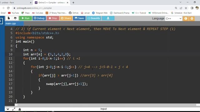 Bubble Sort in C++ [ARRAYS] || Lecture - 17 || DSA Placement Series