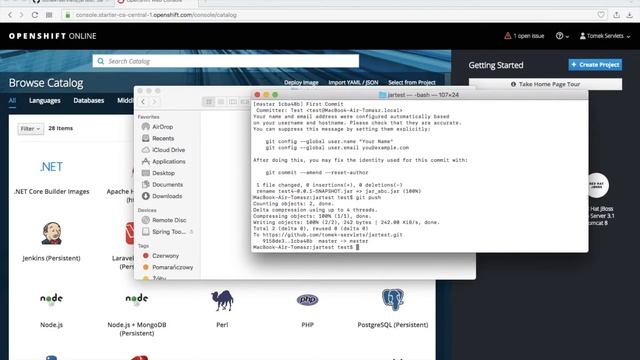 11. Spring Boot (jar) on OpenShift 3. JAR file installation