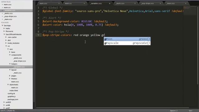 麦子学院-利用Sass编写高质量CSS-第14章 Sass官网(网站首页一)