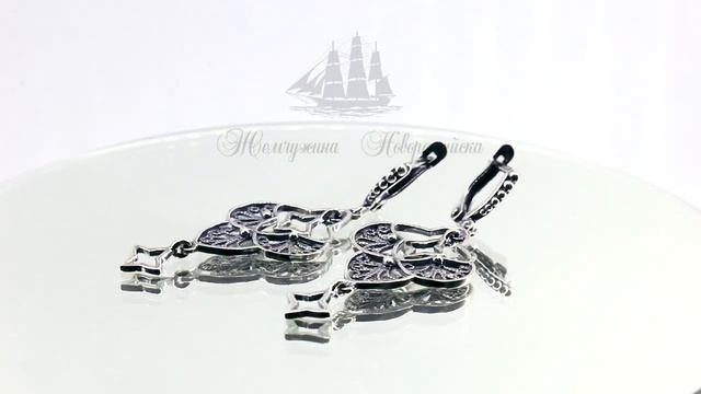 30165 БИЖУТЕРИЯ, СЕРЬГИ, ЖЕМЧУЖИНА НОВОРОССИЙСКА