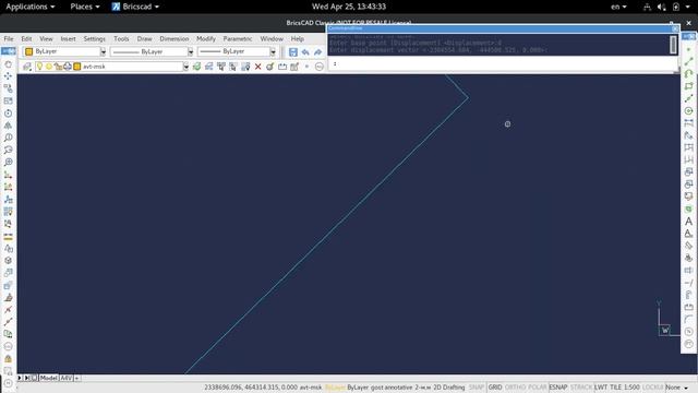 LISP под BricsCAD: Перенос примитивов из одной СК в другую.