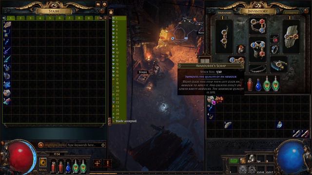 Path of Exile 3.20 SSF Sanctum - Guided Playthrough E 5 - Lootfilter and Stash Tabs
