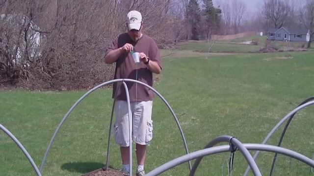 Trick to help keep birds out of your raised beds