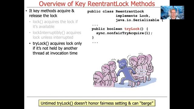 Key Methods in Java ReentrantLock