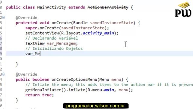 Instanciando TextView através do Java - Android - 158