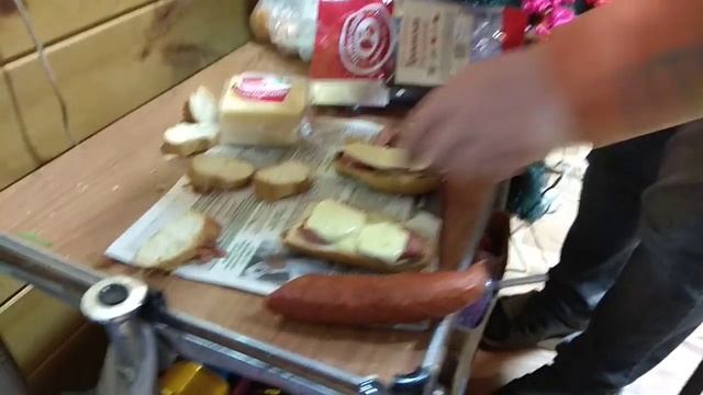 Строительный фен- бутерброды, как на костре. Просто!