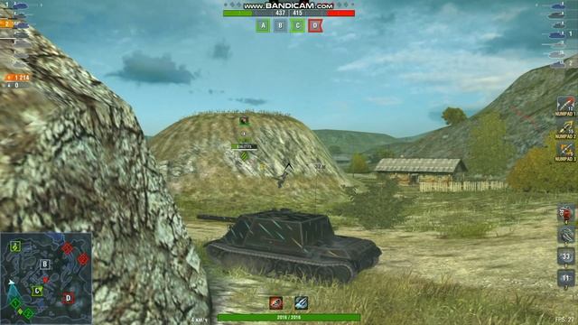 Wot Blitz. ГЛАВНОЕ НА ПТ ЗАНЯТЬ НУЖНУЮ ПОЗИЦИЮ! И ОНИ К ТЕБЕ БОЧКОМ, БОЧКОМ! ???????????