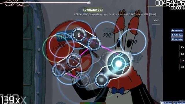 Rudebrat - MLG SAD VIOLINSTEP MLG  osu!