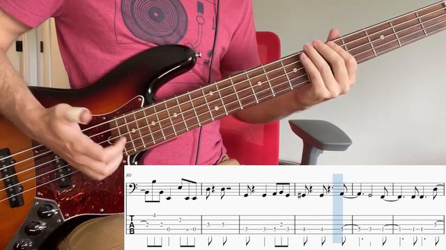 Sayonara no Ocean - Kiyotaka Sugiyama (Bass Cover + Tab)