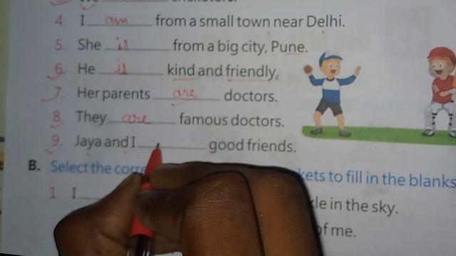 Fill in the blanks with correct form of verb|Choose the correct form of verbs |Fill in the blanks 2