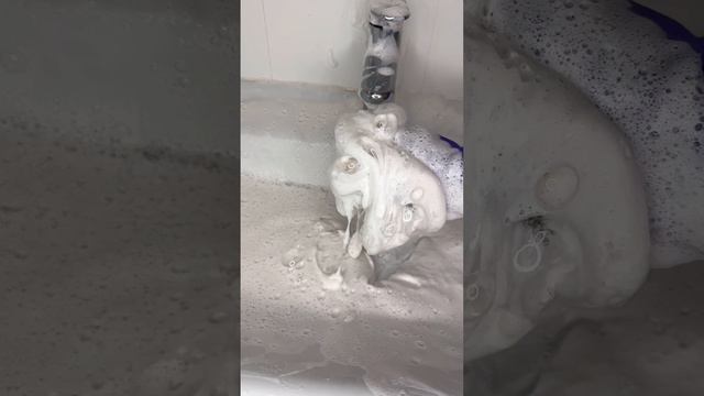 Хлорная уборка в ванной 🧽 больше видео у меня в телеграм t.me/katusha_asmr
