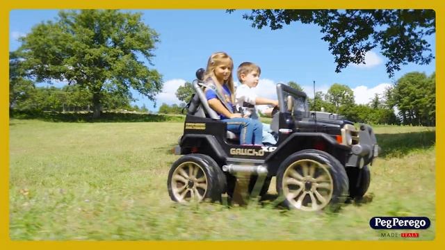 Gaucho XP fuoristrada elettrico per bambini Peg Perego off-road vehicle.