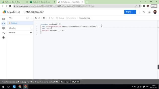 How to send bulk email from excel ? | google app script for email