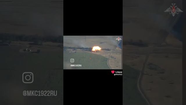Срочно! Удар Русской ракеты Х-35 по позиции радиотехнической роты ПВО украинской армии!