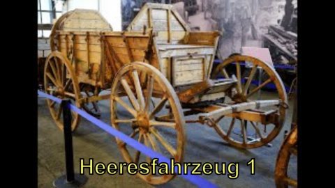 Интерактивный показ немецкой пехотной повозки Heeresfahrzeug 1