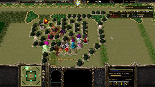 Warcraft 3 | Gem TD Plus #24 | 28:20 [Replay]