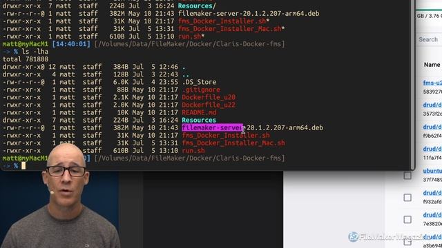 Running FileMaker Server in Docker Desktop