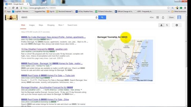 Lookup Zip Codes and Area Codes - Google Tips