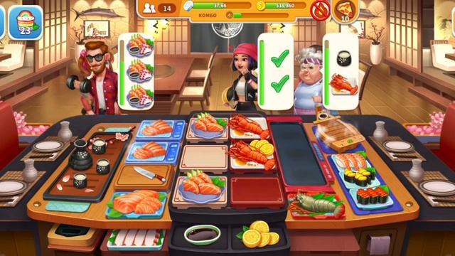 Французская кухня. Суши ресторан. Уровень 242-3