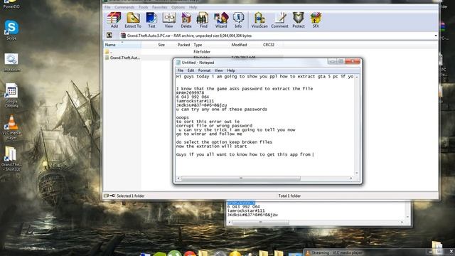 Gta 5 pc winrar password 2016 (corrupt file or wrong password problem fixed)