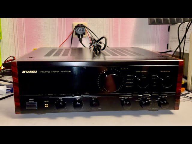 Sansui au-a707dr профилактика. Часть 1