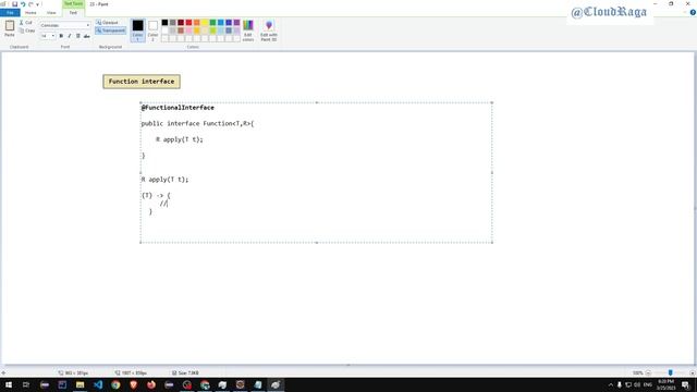 Java 8 - Tutorial - 23. Function Functional Interface Intro |#cloudraga #Java8_by_CloudRaga