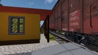 Immersive Railroading. ВЛ80 проезжает переезд.