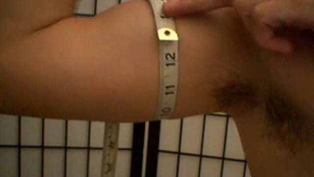 Measuring small biceps