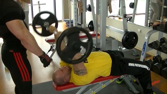 Tomek Kornalewski i Piotr Piechowiak trening barków i tricepsa cz 2