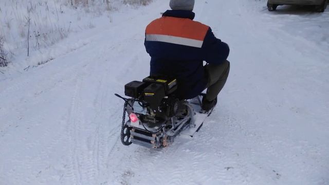 Строим мини снегоход часть 6