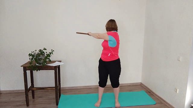 Упражнения с гимнастической палкой ⧸ Эксклюзивный ком (1)