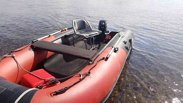 лодка Гладиатор 380 мотор Ханкай 9.9. Открытие водомоторного сезона 2024г.