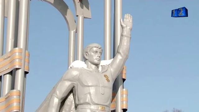 Торжественный митинг прошел у памятника Воину Победителю