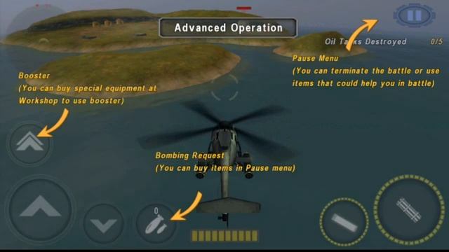 GUNSHIP BATTLE : Helicopter 3D Android Gameplay (HD)