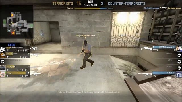 CS:GO - SiMPA with Scout 3 kills in a row