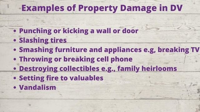 Destroying Personal Property