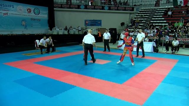 Alina Shapronas v Selvican Cakmak WAKO World Championships 2019
