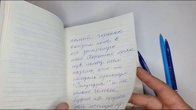 Простая шариковая ручка из СССР для исправления почерка