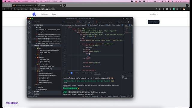 Alternative: Building a Todo App using Laravel & Jetstream (Livewire)