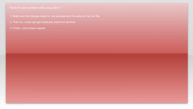 Laravel: PDOException: could not find driver