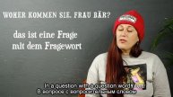 Как правильно задать вопрос по-немецки и правильно ответить? DAS VERB im FRAGESATZ vs im AUSSAGESAT