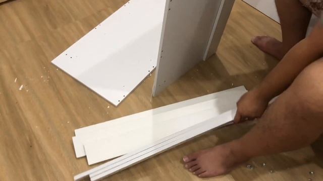 SULIT SHOPEE FIND: Assembling 4-tier simple side cabinet  | EASY TO FOLLOW