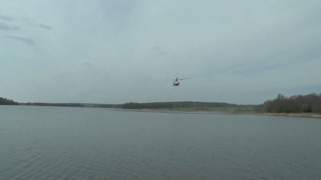 Забор воды на Серковском пруду