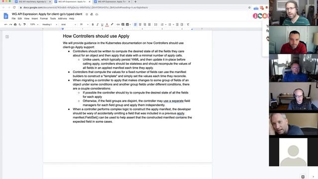 Kubernetes SIG API Machinery 20200812