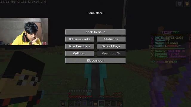 LIFEY NETWORK  24/7 Public Server JAVA + PE Playing with Subs || MINECRAFT JAVA ||   LEGNOS IS LIVE