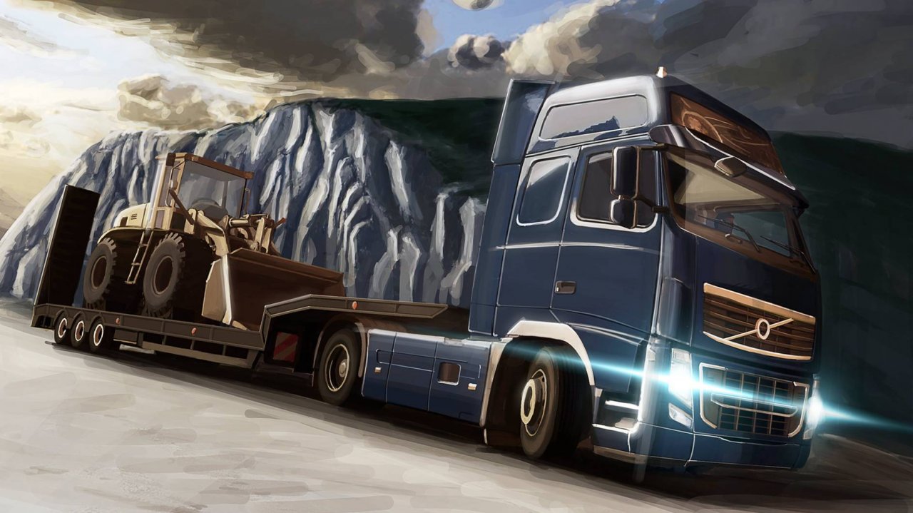 Euro truck simulator 2 без микро, просто чилл =)