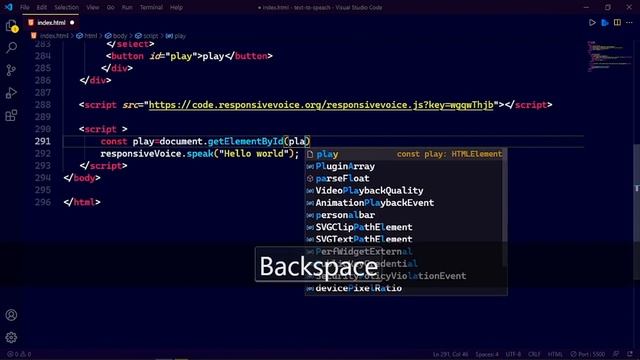 How to make text to speech in JavaScript  || Text to Speech